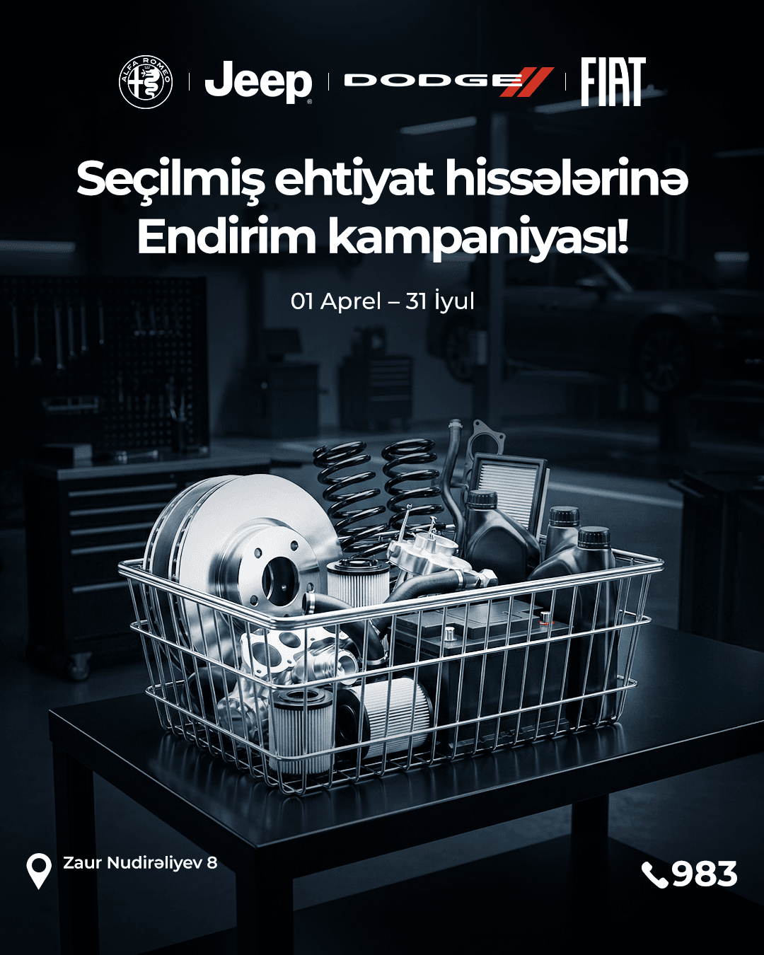 EHTİYAT HİSSƏLƏRİ ÜÇÜN XÜSUSİ TƏKLİFLƏR!